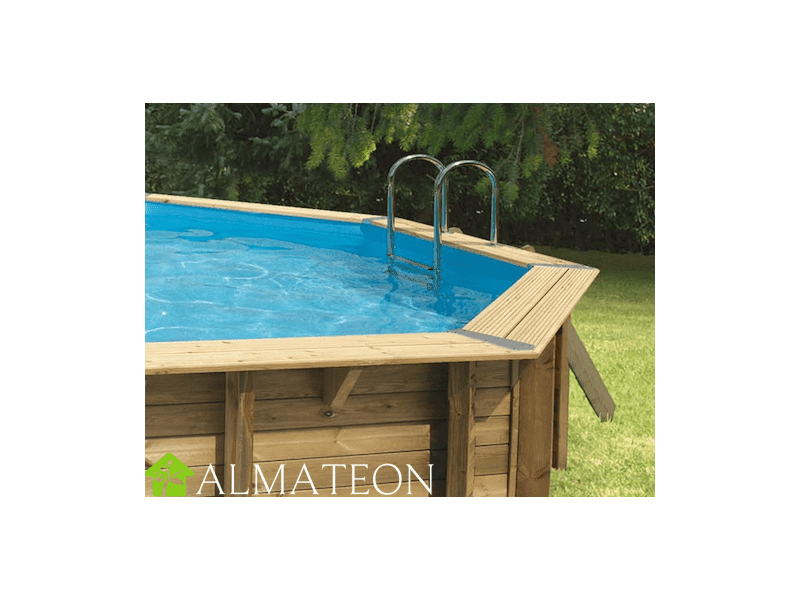 PROMO PRINTEMPS Liner coloris bleu pour votre piscine octogonale allongée  SUNWATER 300 x 490 cm - ALMATEON